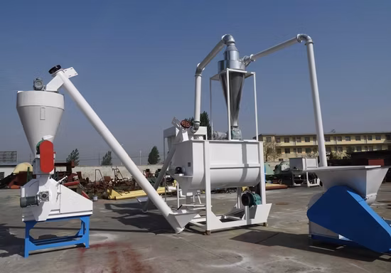 1000-2000kg/H Alfalfa Grains Feed Pellet Production Line for Cow, Horse, Camel